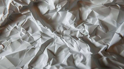 Fototapeta premium Intricate Folded Paper Texture Background, Detailed Craftsmanship Showcasing Uniquely Layered Pattern Design