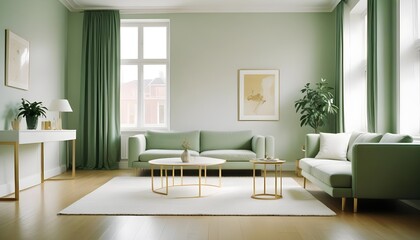 Fototapeta premium Photo interior modern design room 3d illustration