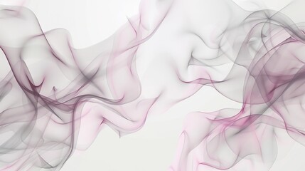 Fototapeta premium Mesmerizing Psychedelic Smoke Art: Vibrant Colors and Abstract Patterns on a Pure White Canvas