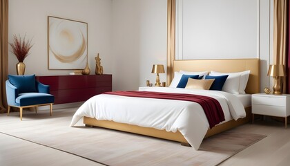 Photo interior modern design room 3d illustration