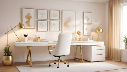 Fototapeta premium Photo interior modern design room 3d illustration