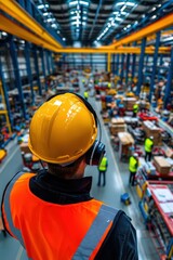 A safety training session in an ISO-compliant facility with focus on ISO 45001