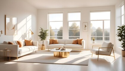 Photo interior modern design room 3d illustration