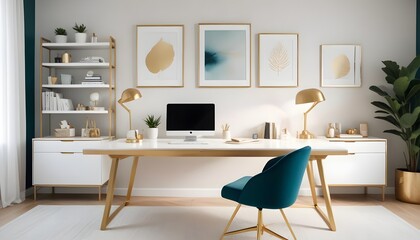 Photo interior modern design room 3d illustration