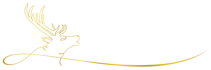 Christmas reindeer vector