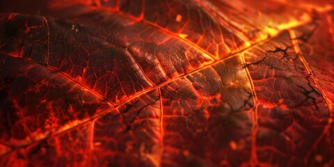 Close-up of molten lava with bubbles forming on the top. A textured surface that looks like a volcano's crust.