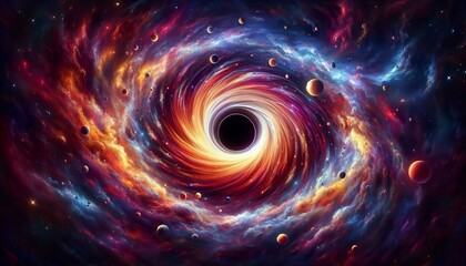spiral galaxy in space