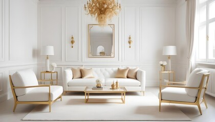 Fototapeta premium Photo interior modern design room 3d illustration