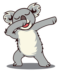 Fototapeta premium koala dabbing