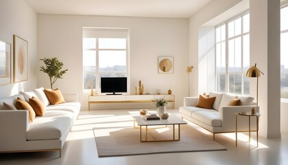 Photo interior modern design room 3d illustration