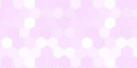 Embossed Hexagon , honeycomb white Background, 