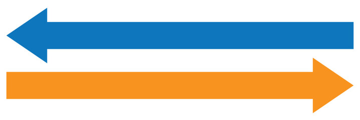 Obraz premium Swipe up and down icon vector set collection