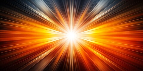 Obraz premium Vibrant abstract background featuring a mesmerizing white, orange, and black gradient with bright light texture, evoking a sense of energy and modernity.