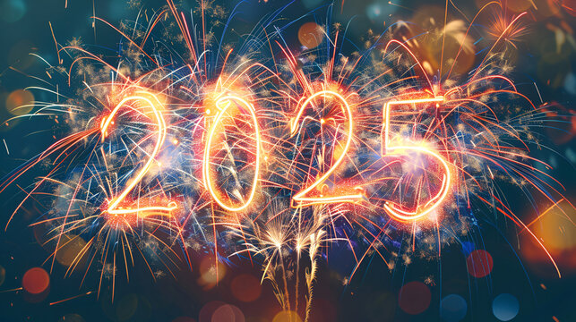 Happy new year 2025 Text fireworks 2025, Happy New Year 2025, New Year 2025, fireworks 2025, New Year’s fireworks, 2025 celebration