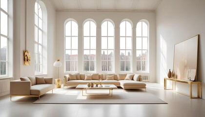 Photo interior modern design room 3d illustration