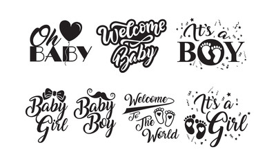 Baby girls  vector, Clipart, Silhouette, Vector, icons, illustration, design, 