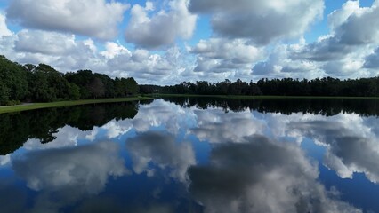 Drone photos of Cummingham Park and lakes