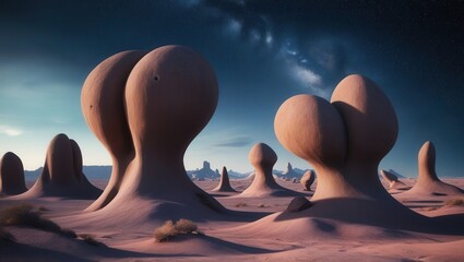 Bizarre Otherworldly Rock Formation
