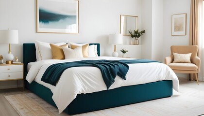 Photo interior modern design room 3d illustration