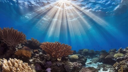 Obraz premium Scene of Vibrant Coral Reef