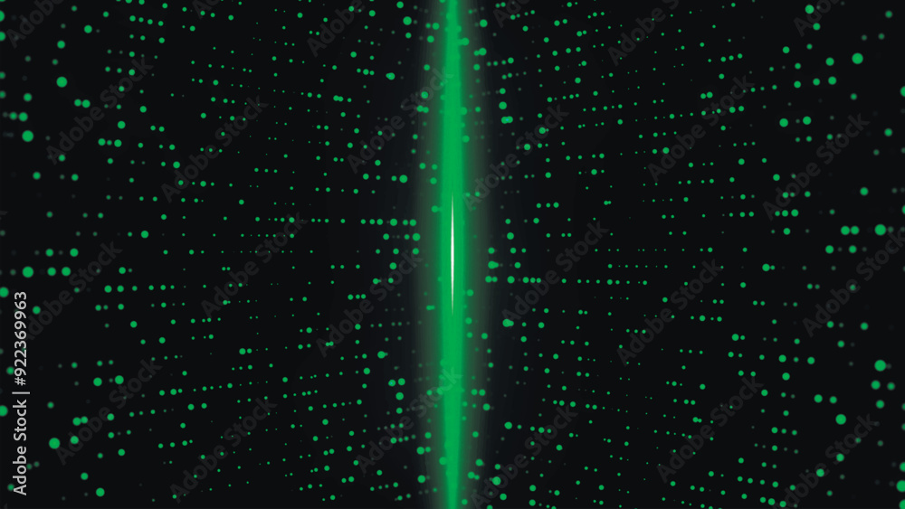 Poster technology background. abstract digital wave of flickering particles. futuristic dotted lines of par
