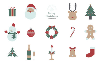 クリスマスアイコンセット