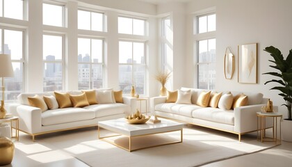 Fototapeta premium Photo interior modern design room 3d illustration