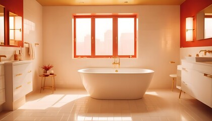 Photo interior modern design room 3d illustration