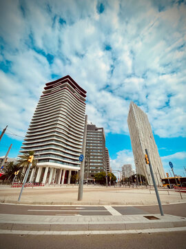 Edificios de oficinas en la ciudad 
