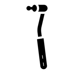 dental teeth drill tool glyph icon