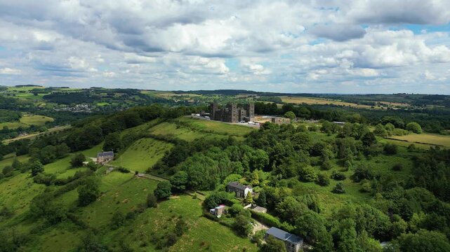 The city of the Matlock near Riber Castle, Uk
