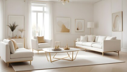 Photo interior modern design room 3d illustration