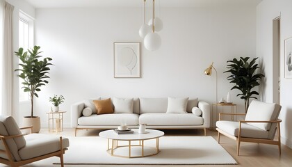 Photo interior modern design room 3d illustration