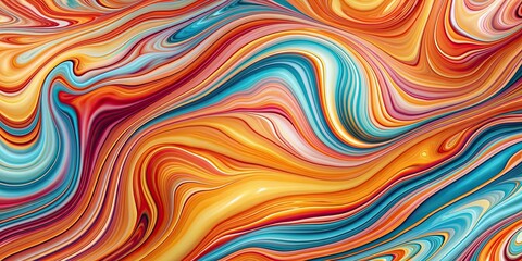 Fototapeta premium Abstract liquid marbling art background with wavy embossed lines, texture, abstract, liquid, marbling, art