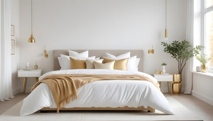 Photo interior modern design room 3d illustration