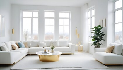 Photo interior modern design room 3d illustration