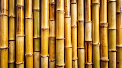 Naklejka premium Close up of bamboo sticks, nature, Asian, texture, green, natural, pattern, forest, organic, plant