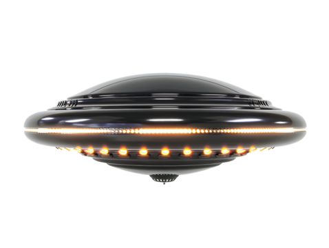 UFO, UAP inform a color saucer, Unidentified Flying Object , Unidentified Aerial Phenomena, Strange objects may come from outer space or contain unexpected technology 