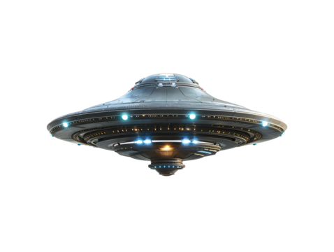 UFO, UAP inform a color saucer, Unidentified Flying Object , Unidentified Aerial Phenomena, Strange objects may come from outer space or contain unexpected technology 