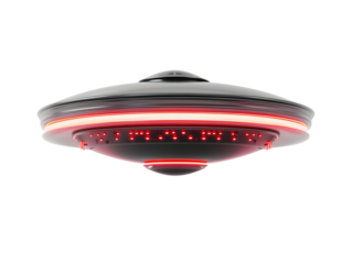 UFO, UAP inform a color saucer, Unidentified Flying Object , Unidentified Aerial Phenomena, Strange objects may come from outer space or contain unexpected technology 