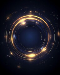 Obraz premium Embracing Digital Innovation A Sleek HighTech Background with Layered Futuristic Elements for Modern Design Projects