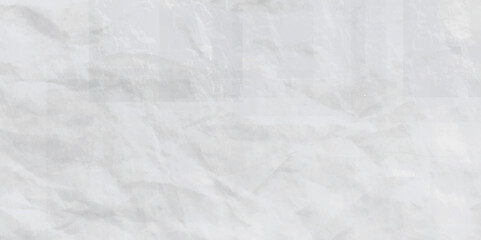 White paper crumpled texture. White wrinkled paper texture. Grunge concrete wall. Vintage blank wallpaper. panorama grunge wrinkly paper texture background, crumpled pattern texture. Top view.