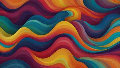 Fototapeta premium Abstract background, A colorful abstract background design. Generative Ai