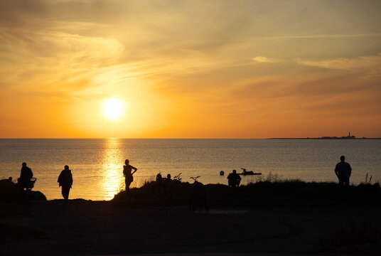 Fehmarn im Sonnenuntergang