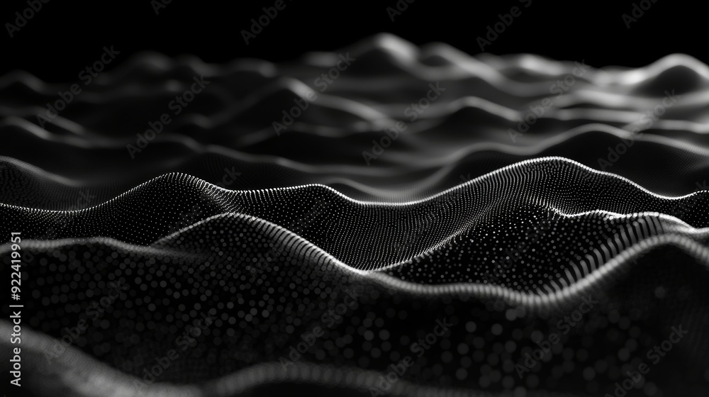 Poster 3d rendering of networks and connection lines. technology background and science background.