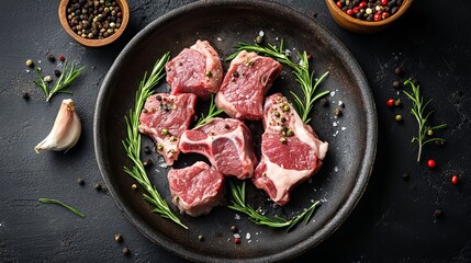 Raw lamb