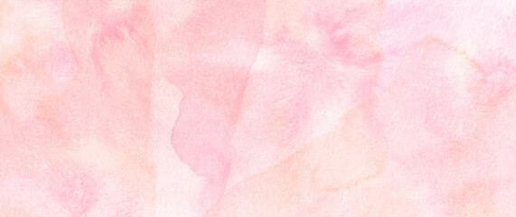 Pink watercolor vector art background. Pink watercolour paper texture background with brush strokes. Elegant hand drawn illustration