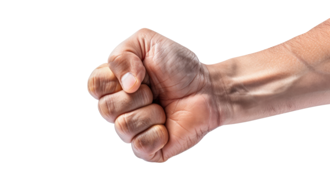 Dislike symbol in a minimalist thumbs down illustration design, front facing and transparent. Suitable for social media reactions, feedback, or any project needing a simple negative icon.