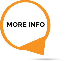 More info button web banner templates. Vector Illustration 