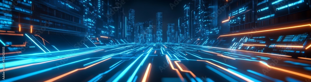 Aufkleber background with dots and lines. futuristic polygonal background. stock. big data technology. 3d rend
